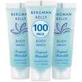 BERGMAN KELLY Travel Size Body Wash – Tropical Waterfall, 1 oz (100 Pack)