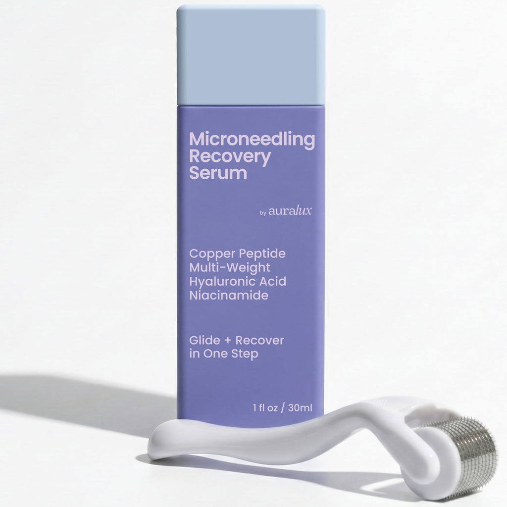 Berkland Auralux Microneedling Serum – Glide + Recovery in One Step for Dermarollers & Devices