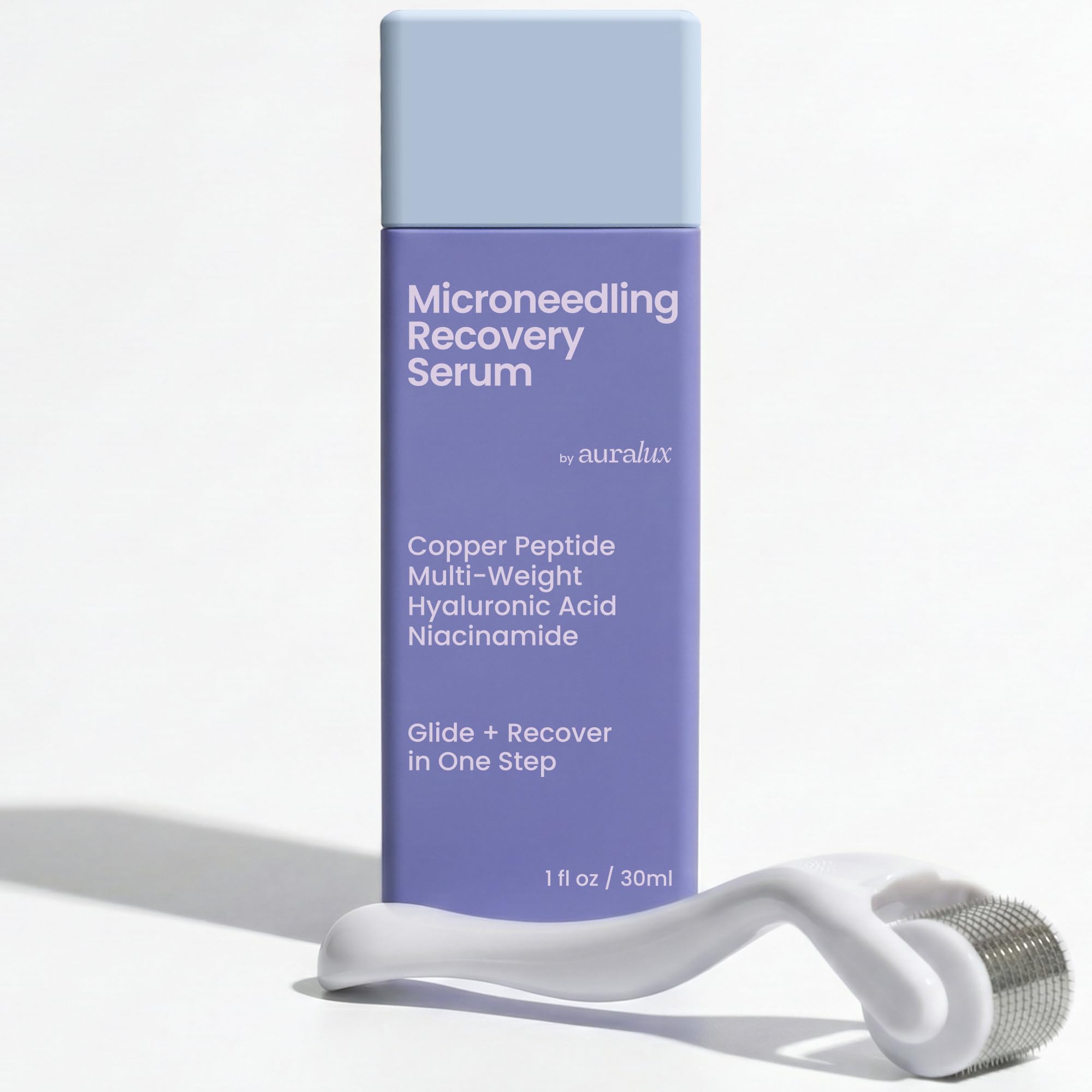 Berkland Auralux Microneedling Serum – Glide + Recovery in One Step for Dermarollers & Devices