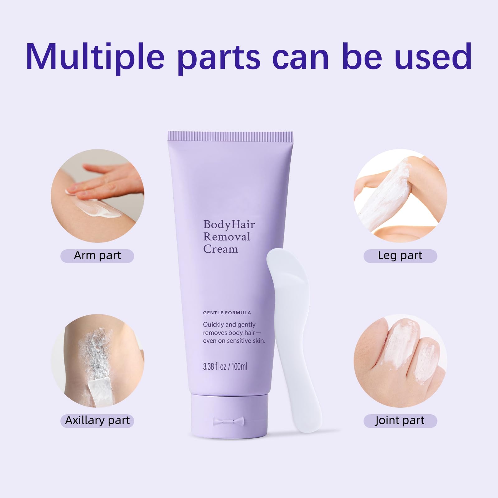 Bership 2-Piece Hair Removal Cream for Sensitive Skin – Gentle Depilatory Formula for Legs, Arms & Bikini