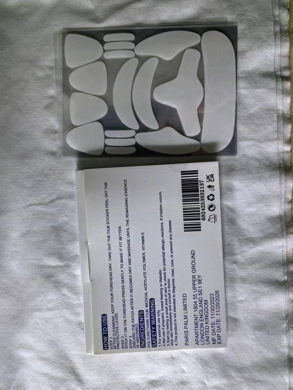 BERVEAL Face Wrinkle Patches - 160 Patches for Overnight Smoothing of Eye, Forehead & Mouth