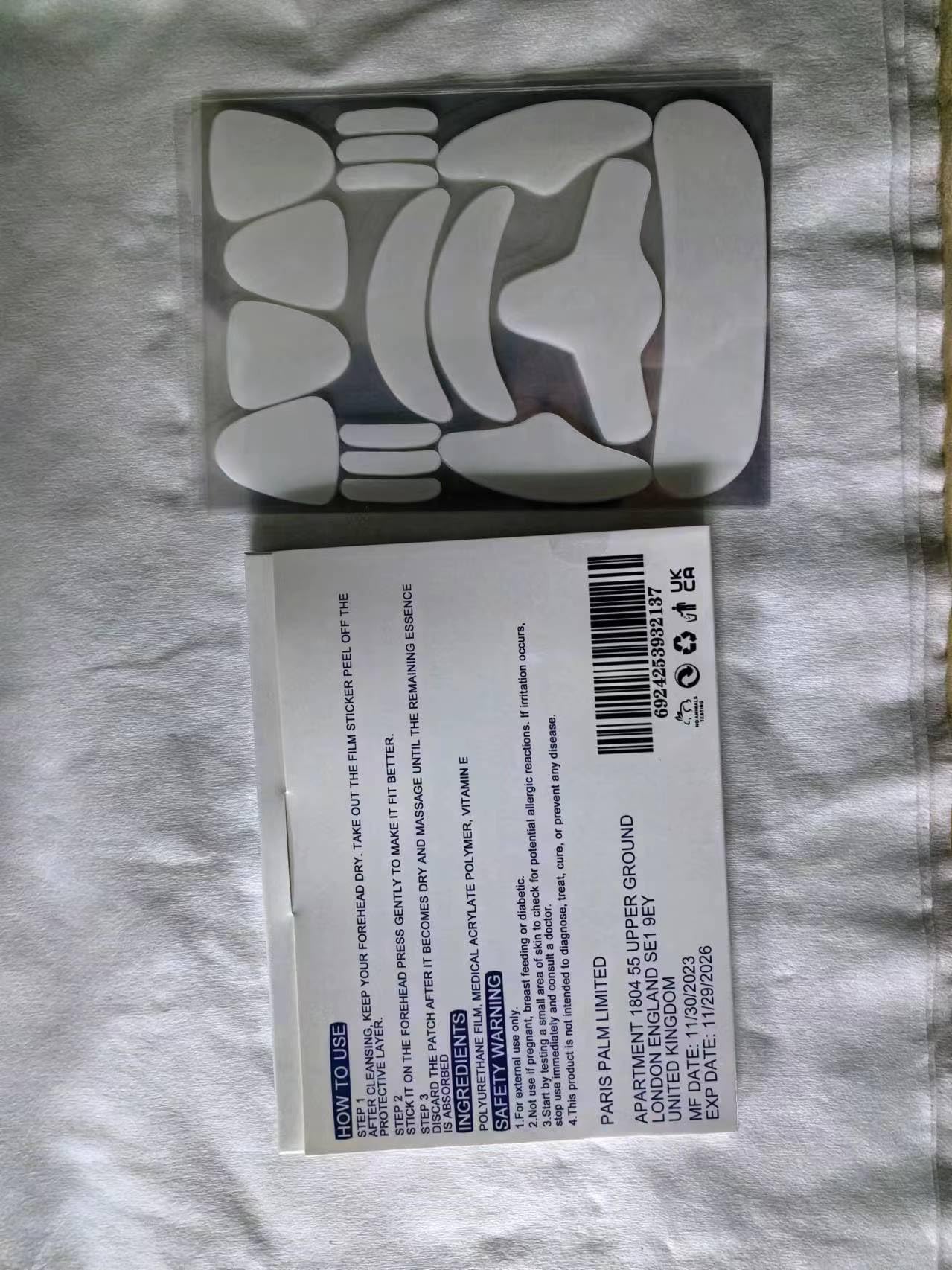 BERVEAL Face Wrinkle Patches - 160 Patches for Overnight Smoothing of Eye, Forehead & Mouth