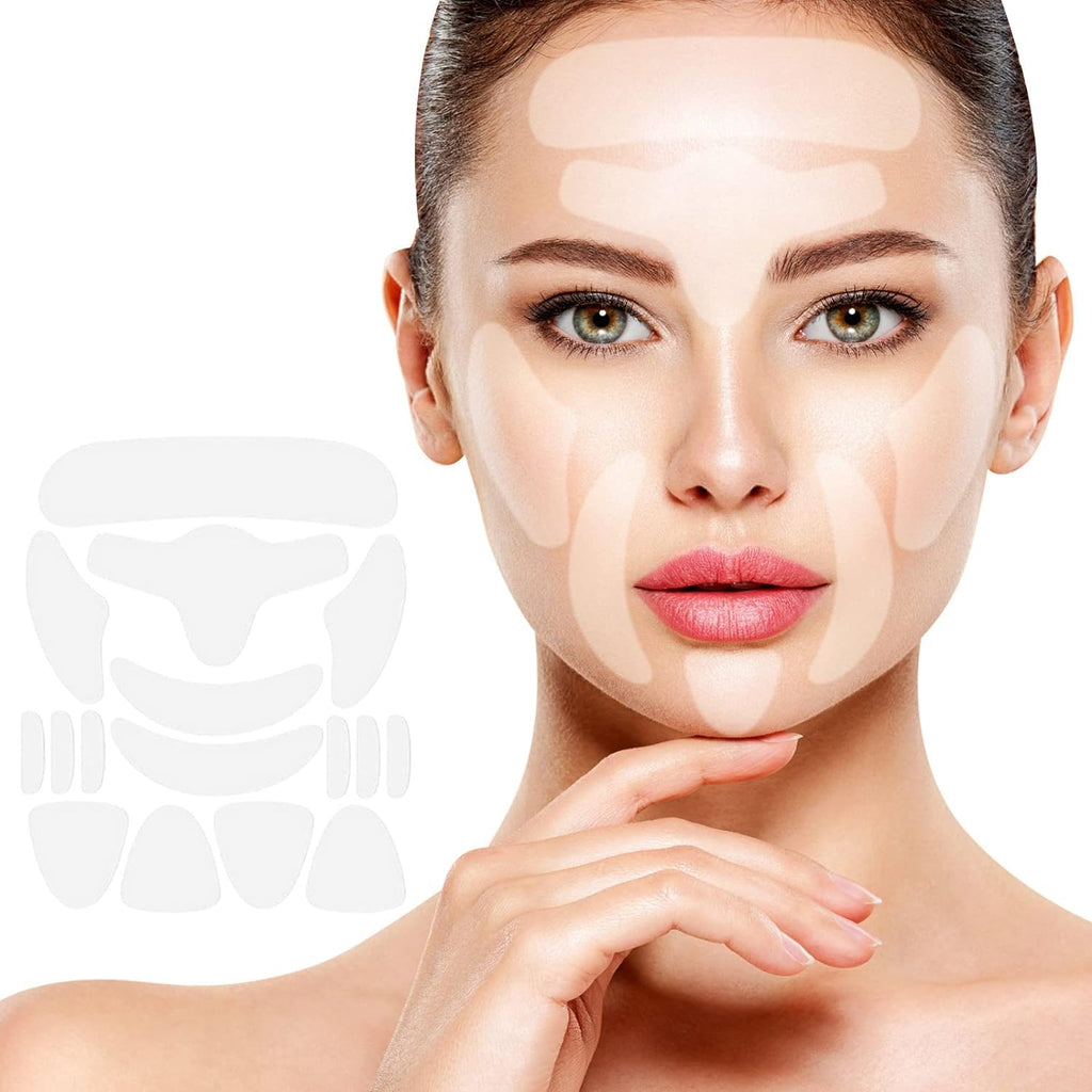 BERVEAL Face Wrinkle Patches - 160 Patches for Overnight Smoothing of Eye, Forehead & Mouth