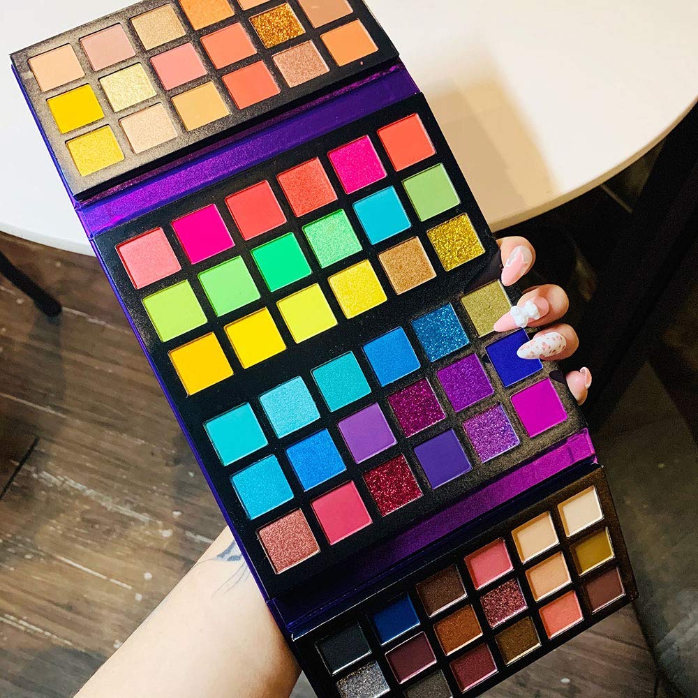 BestLand 72-Color Ultra Secret Eyeshadow Palette — 4-in-1 Color Board