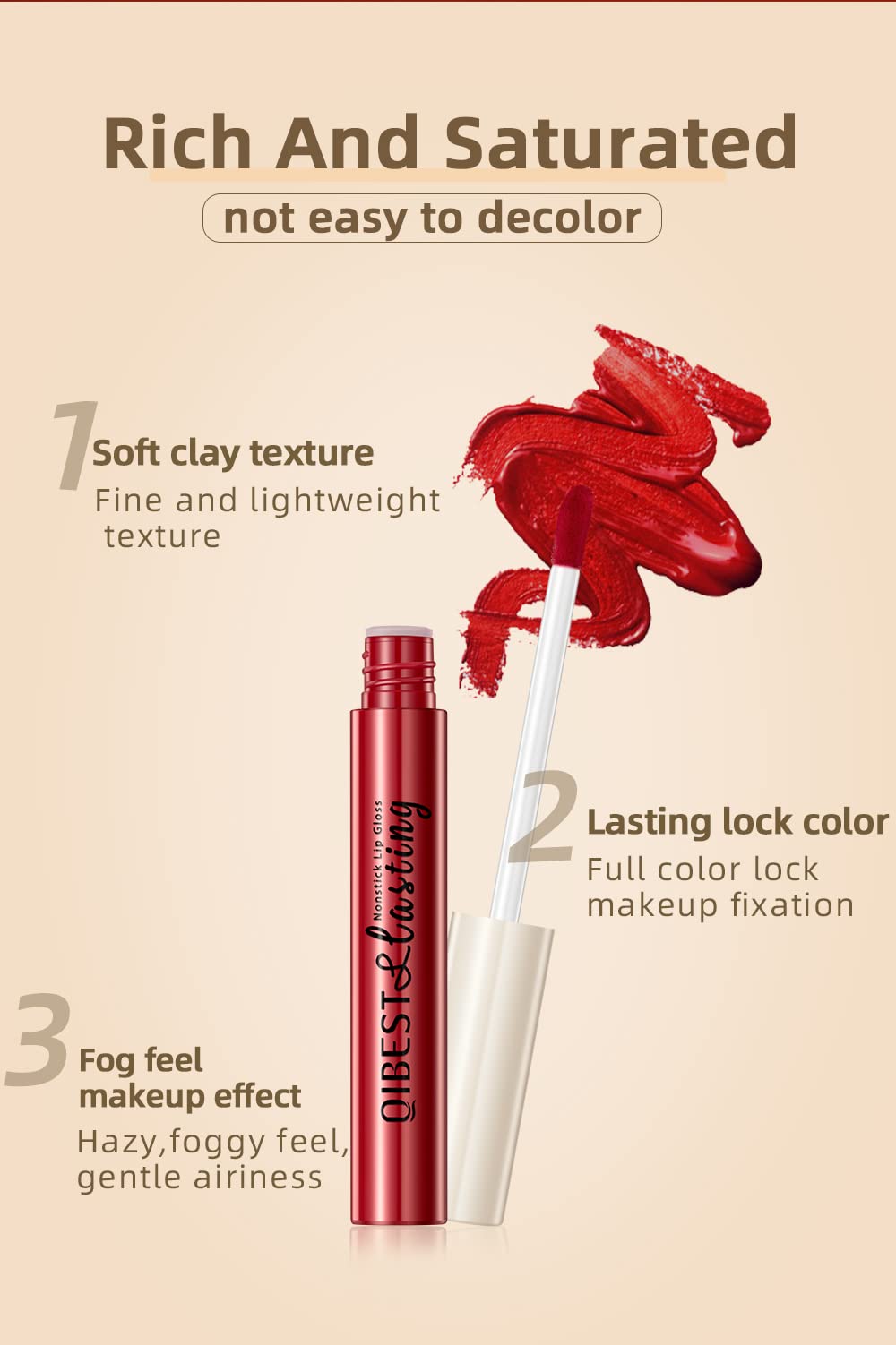 BestLand 12Pcs Matte Lipstick Kit – Nude to Red, Waterproof & Long-Lasting