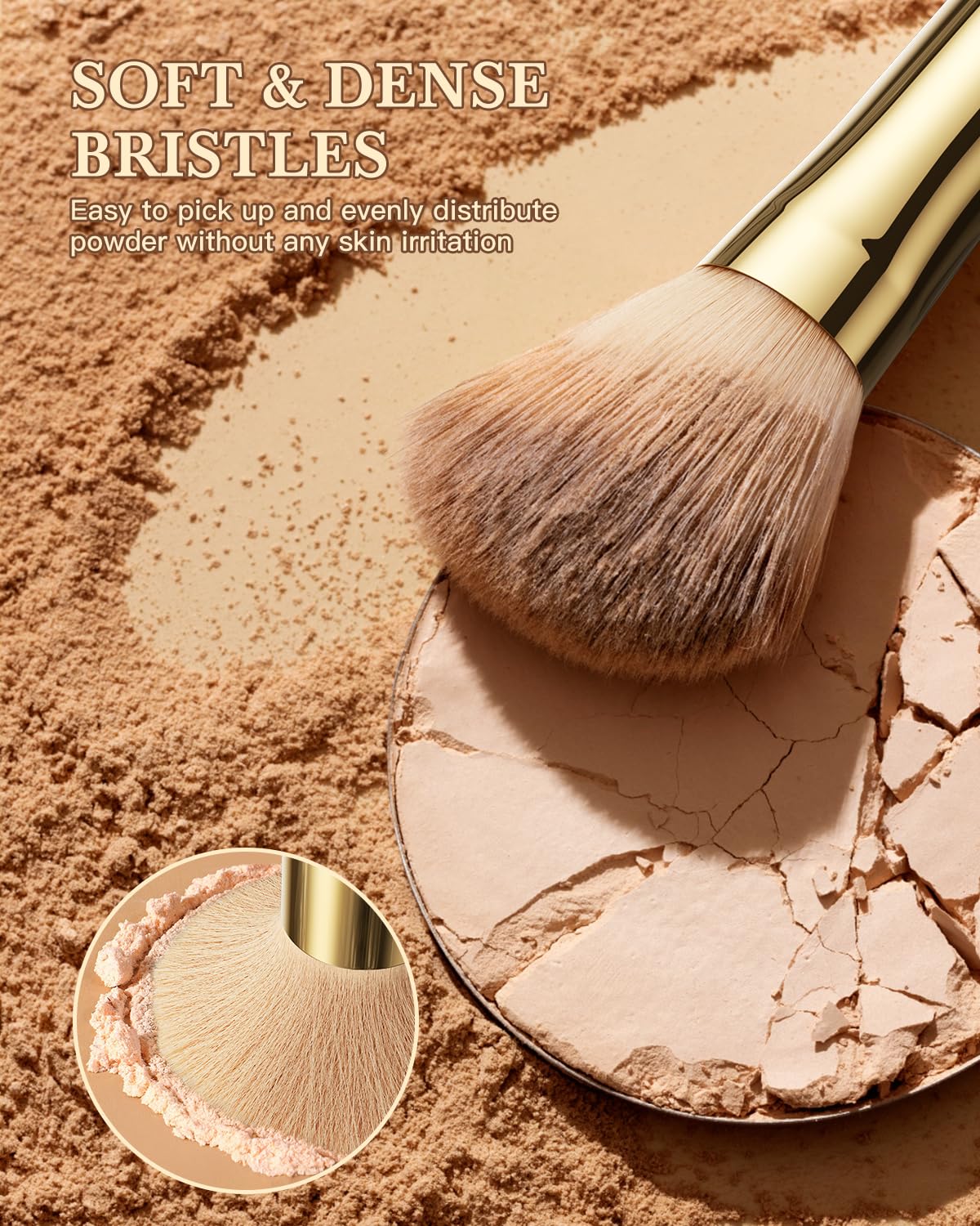 BESTOPE PRO Makeup Brushes Set - 18 Pcs, Double-Ended, Case Included
