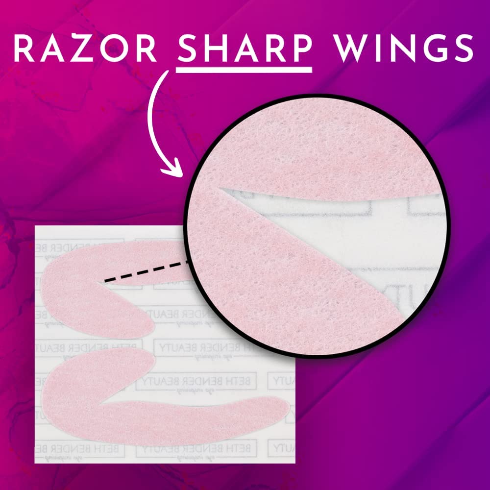 Beth Bender Beauty Eyeliner Stencils – Cat Eye & Winged Liner Tool, Made in USA