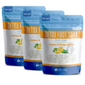 Detox Foot Soak (3 Pack) by Better Bath Better Body – Epsom Salt with Pure Essential Oils in BPA-Free Pouches