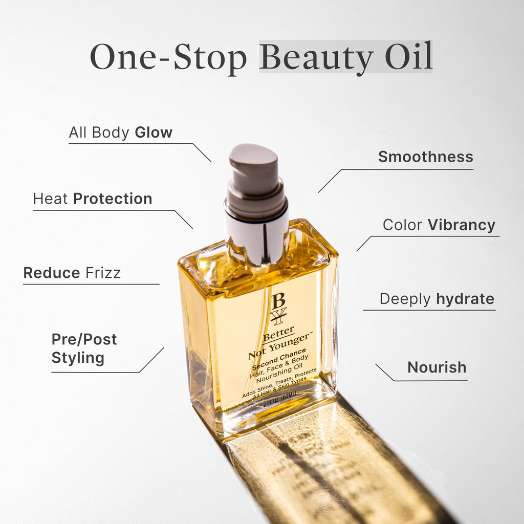 Better Not Younger Nourishing Oil for Face, Body & Hair — Lightweight, Fast-Absorbing Hydration for Women Over 40