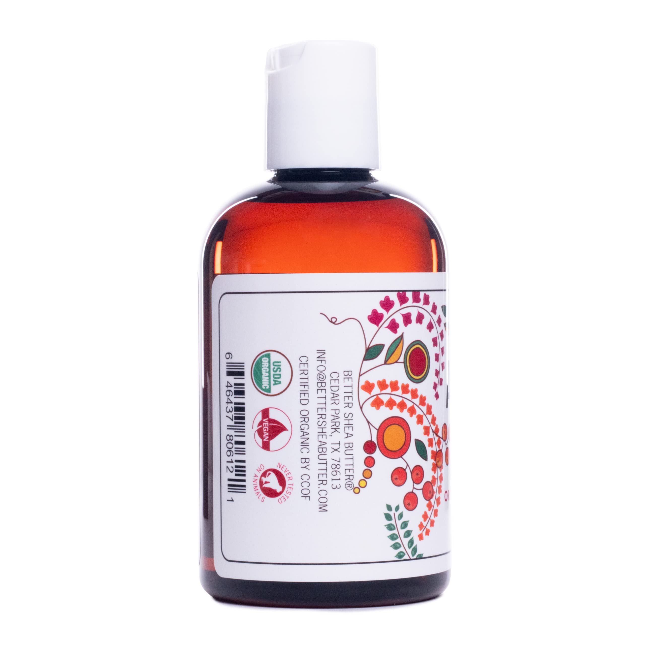 Better Shea Butter Organic Apricot Oil | 100% Pure & Cold-Pressed | 4 oz