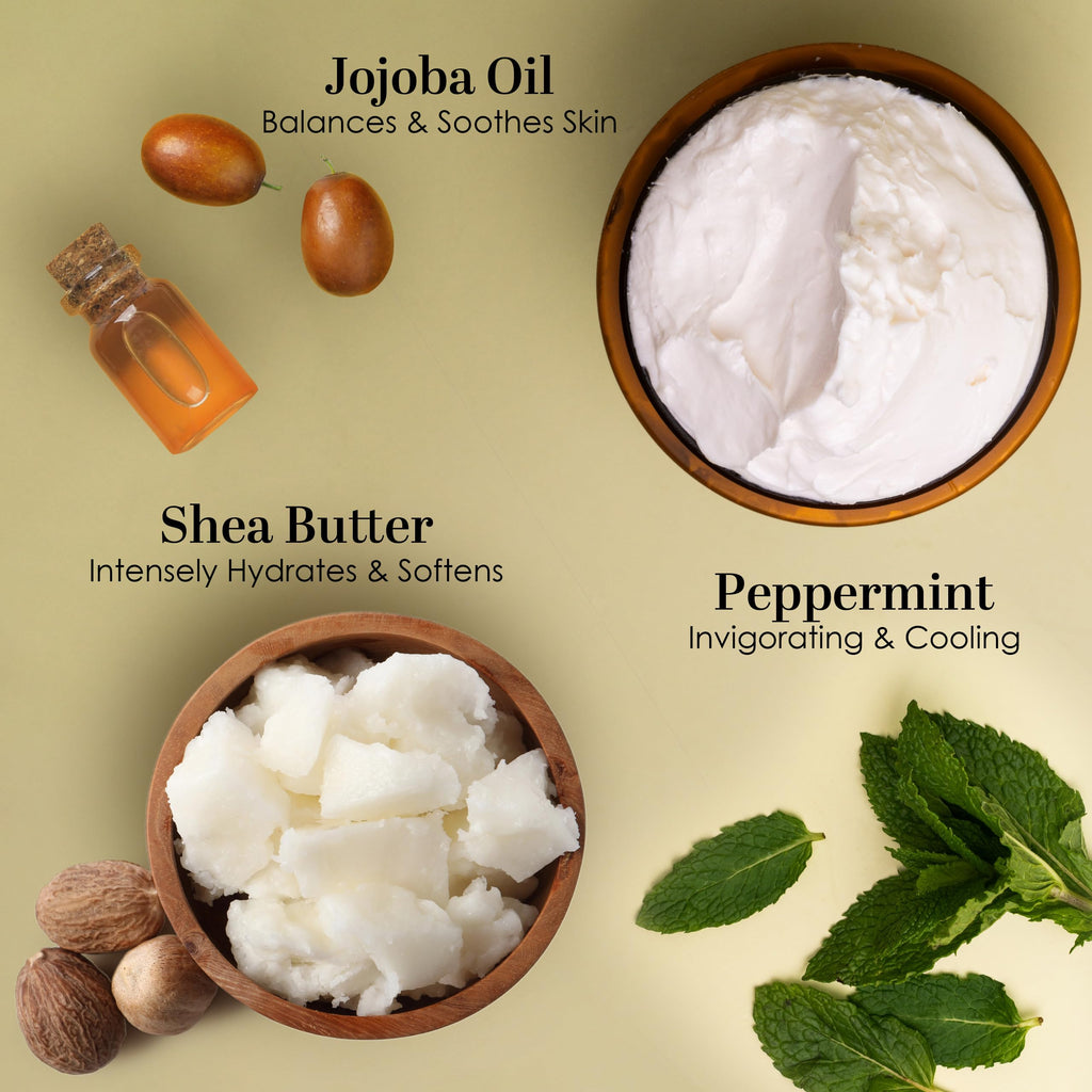 Better Shea Butter Peppermint Body Lotion – Lightweight, Non-Greasy Moisturizer for All Skin Types | 8 oz
