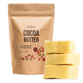 Better Shea Butter Raw Cocoa Butter - Unrefined, 100% Pure, Food Grade Cocoa Butter Block (1LB) | Skin & Hair Moisturizer