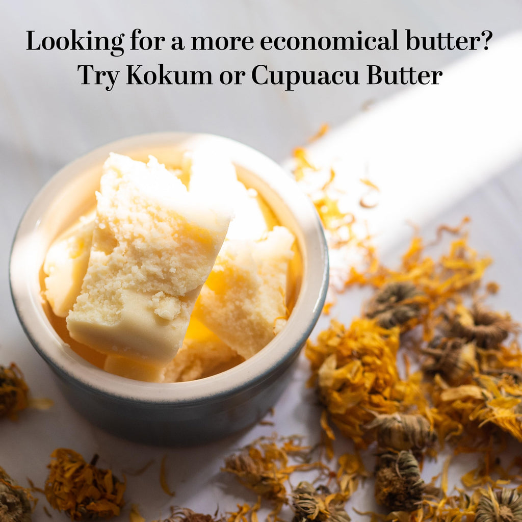 Better Shea Butter Organic Cocoa Butter Raw Unrefined - 1 lb Block | Food Grade, Skin Moisturizer & DIY Base