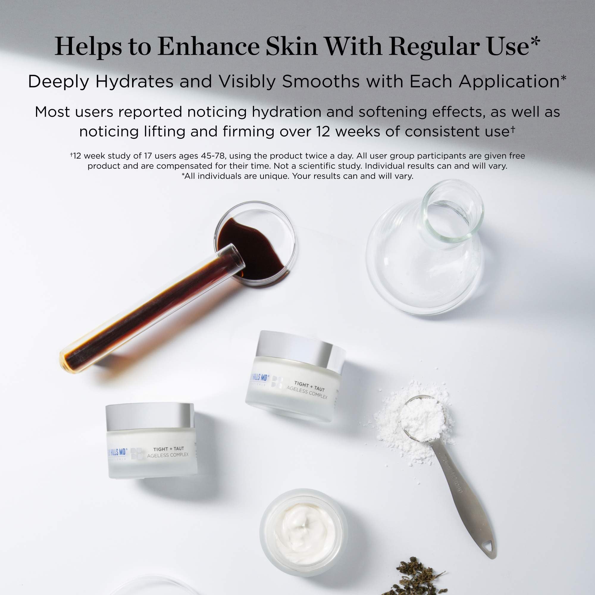 Beverly Hills MD Tight + Taut Ageless Complex – Anti-Aging Face Cream with Peptides & Botanical Extracts, 50 ml