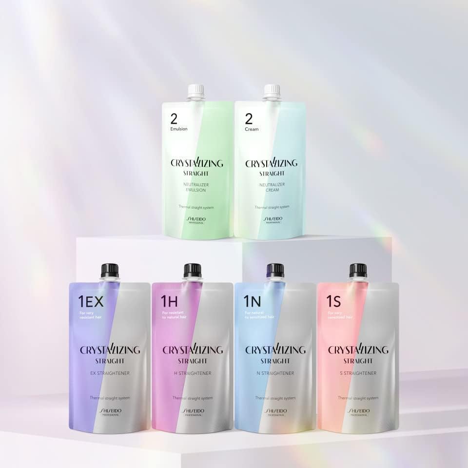 Beverly Professional Hair Rebonding Kit – Crystallizing Straightener, Neutralizing Cream & Brush (2023 Renewal)