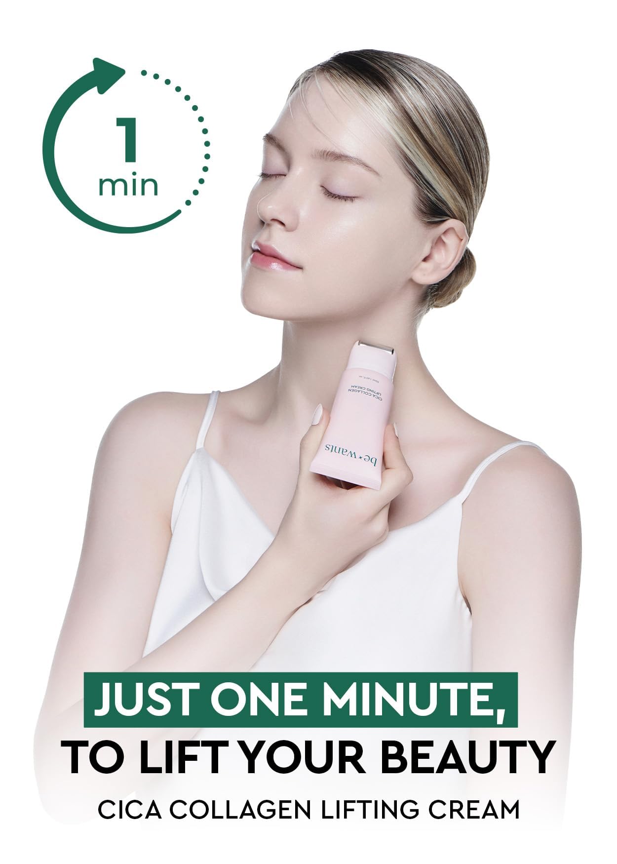 BE+WANTS Eye Serum Stick & Cica Collagen Lifting Cream — Hydration, Lifting & Neck Décolleté Care
