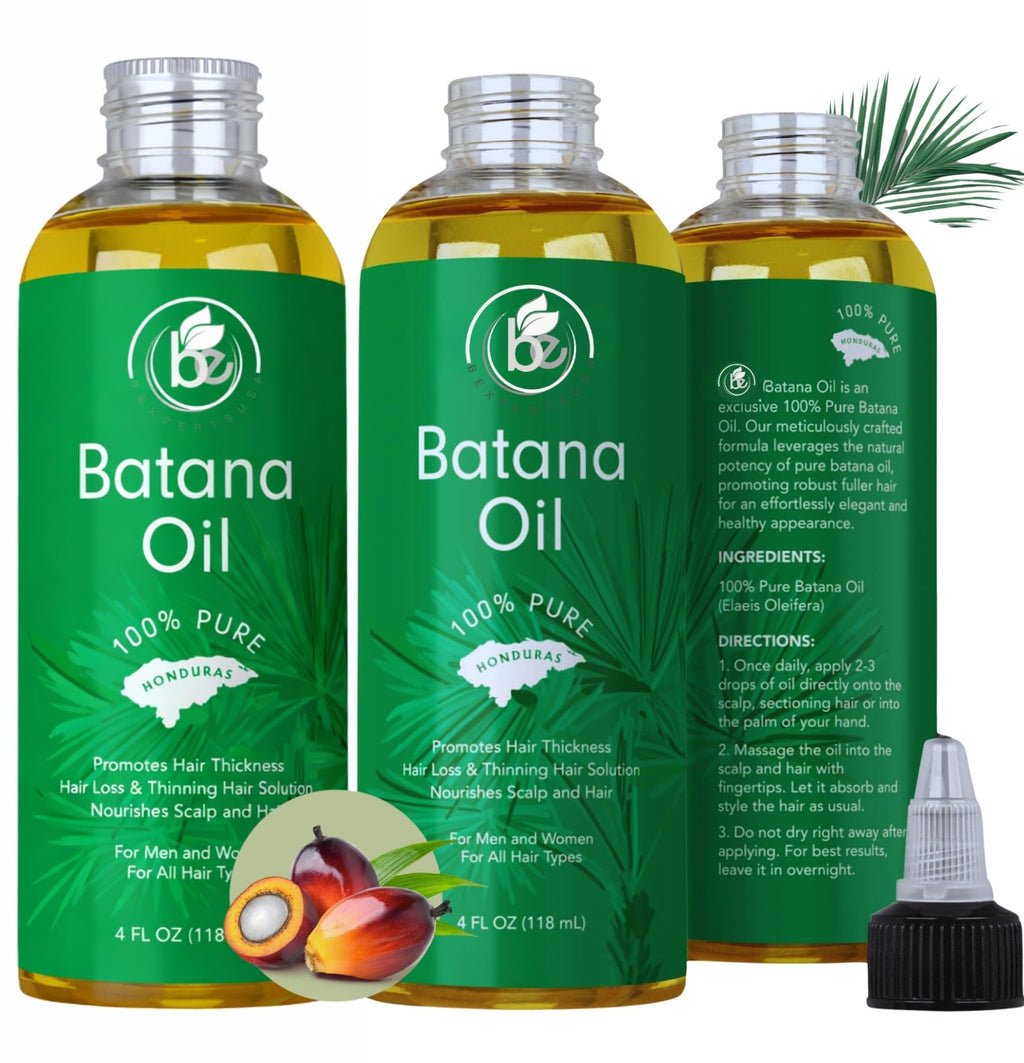B-Experts Batana Oil (2-Pack) – 100% Pure & Natural, Strengthens, Thickens Hair & Scalp Health