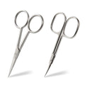 BEZOX Small Scissors 2 PCS Set – Precision Grooming with Straight & Curved Blades