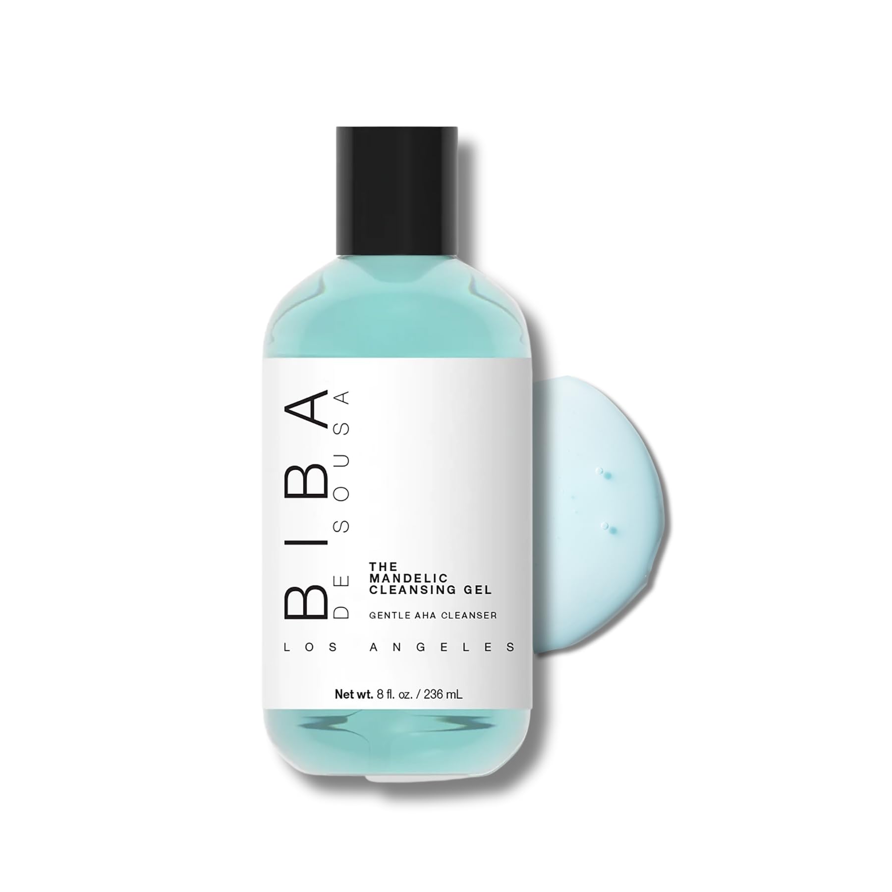 Biba De Sousa Mandelic Cleansing Gel – Gentle, Sulfate-Free AHA Cleanser for All Skin Types