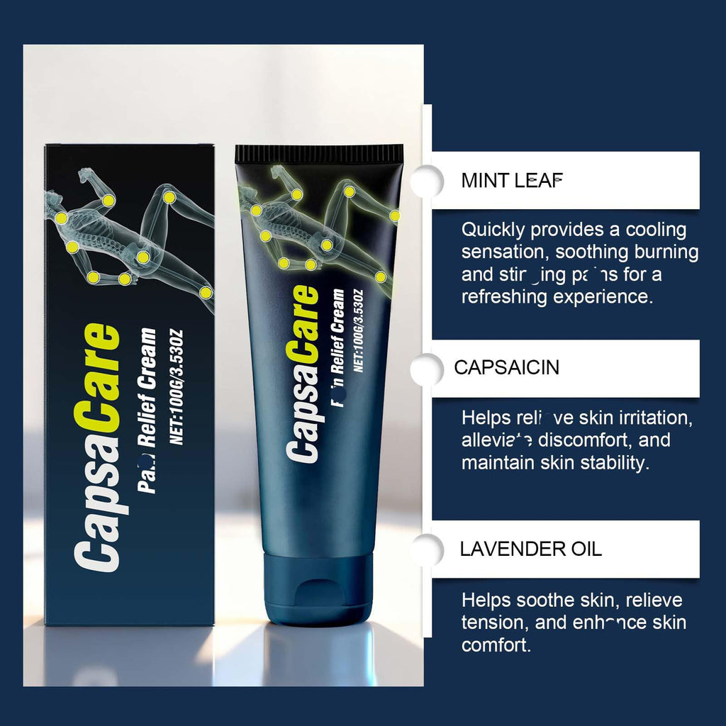 Bicotand CapsaCare Relief Cream – Capsaicin, Arnica & Menthol for Muscle & Joint Comfort