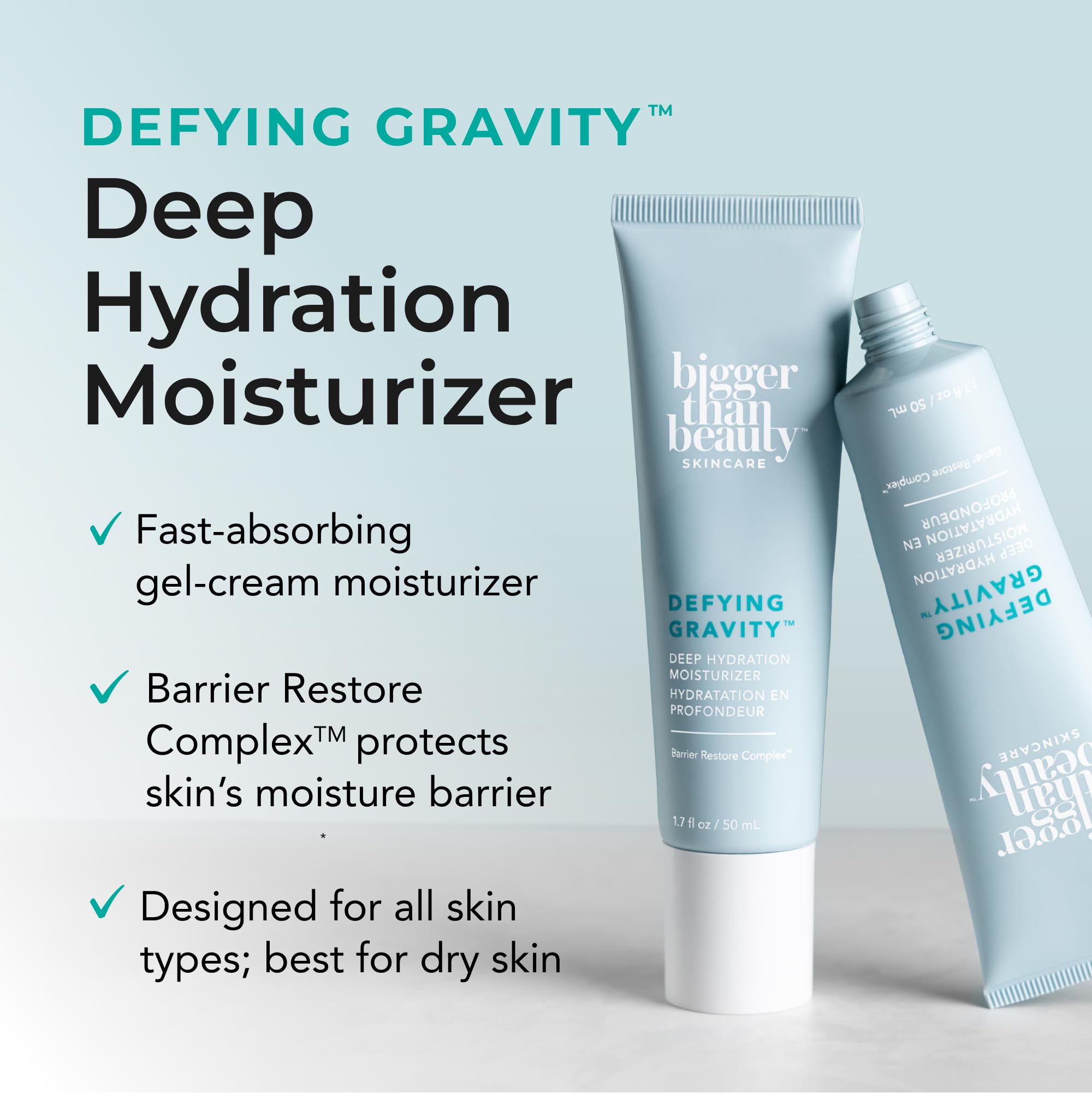 Defying Gravity Deep Hydration Moisturizer with Sea Buckthorn | Bigger Than Beauty Skincare