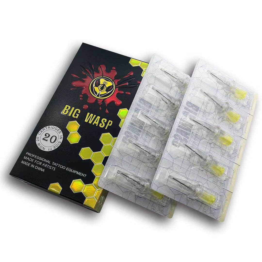 BIGWASP 4th Gen 1203RS Tattoo Cartridge – 3 Round Shader (3RS) | 20 Pcs