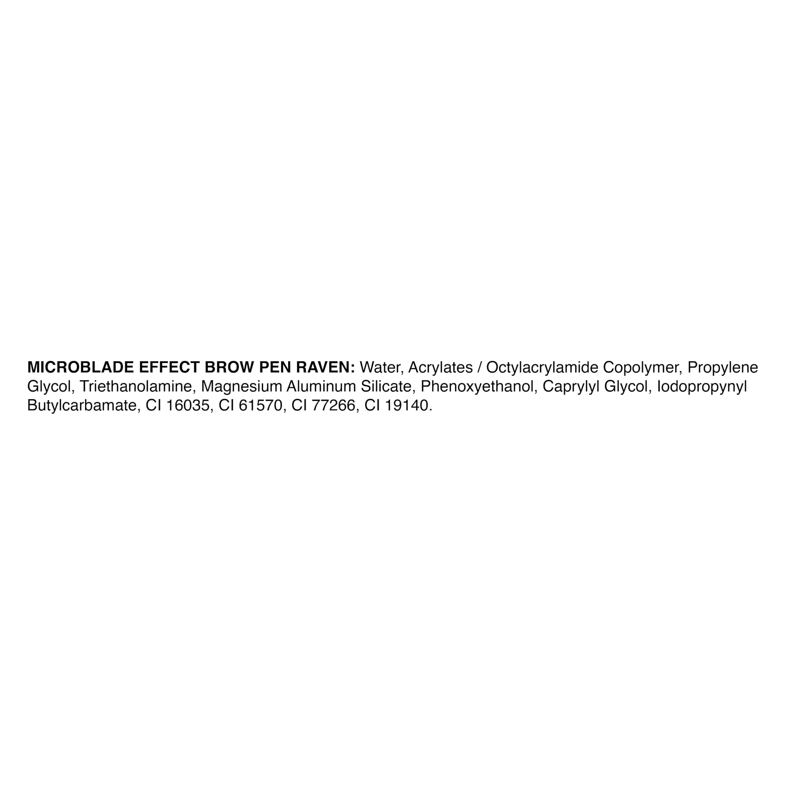 BDB Microblade Effect Brow Pen - Waterproof, Smudge-Proof, Long Lasting in Raven Black | Billion Dollar Brows