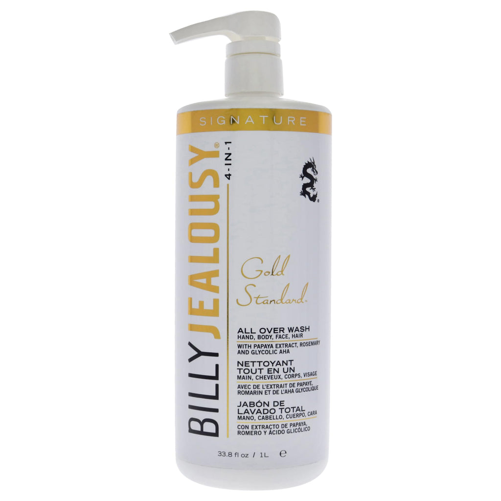 Billy Jealousy Gold Standard 4-in-1 All Over Wash — Shampoo, Body, Face & Hair