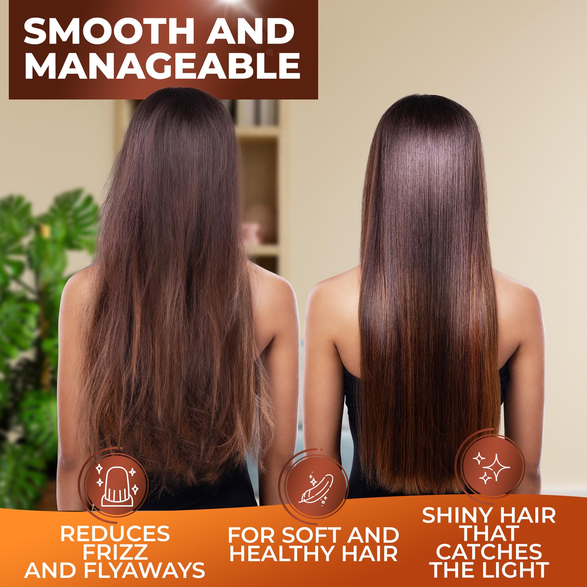 BINGO Hair Care Moroccan Argan Oil Conditioner | Sulfate-Free Anti-Frizz for Color-Treated & Curly Hair