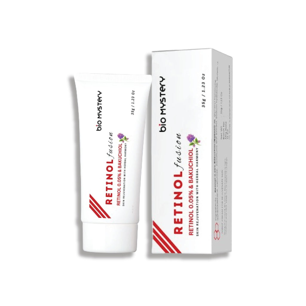 Bio Mystery Retinol 0.05% Fusion Cream with Bakuchiol – Gentle Anti-Aging for Sensitive Skin – 40g / 1.41 oz