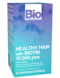 Bio Nutrition Healthy Hair Biotin Vegi-Caps, 60 Count – Vegetarian Hair & Nail Support