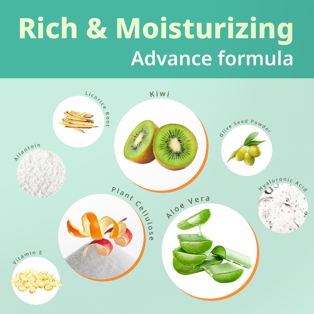 BIOCHEM Fruit Gel Face Scrub | Gentle Daily Exfoliator for All Skin Types | 7.1 fl oz / 200 g