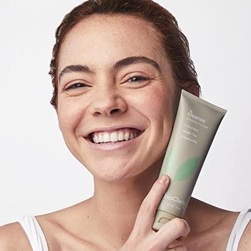 BioClarity Face Cleanser | 100% Vegan, Gentle Wash with Cucumber, Green Tea & Chamomile | 4 oz