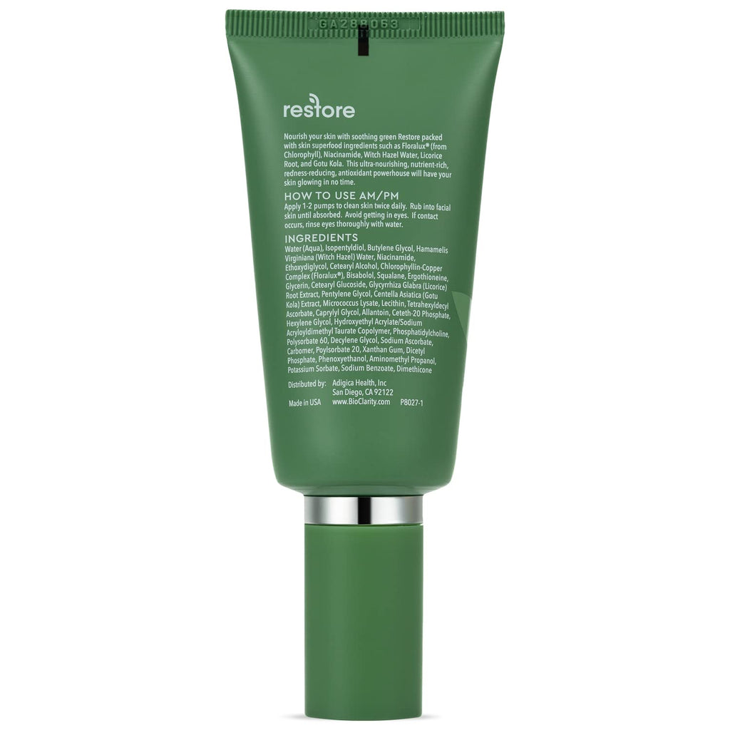 BioClarity Restore Gel-Based Serum – 100% Vegan, Floralux, 1.75 fl oz