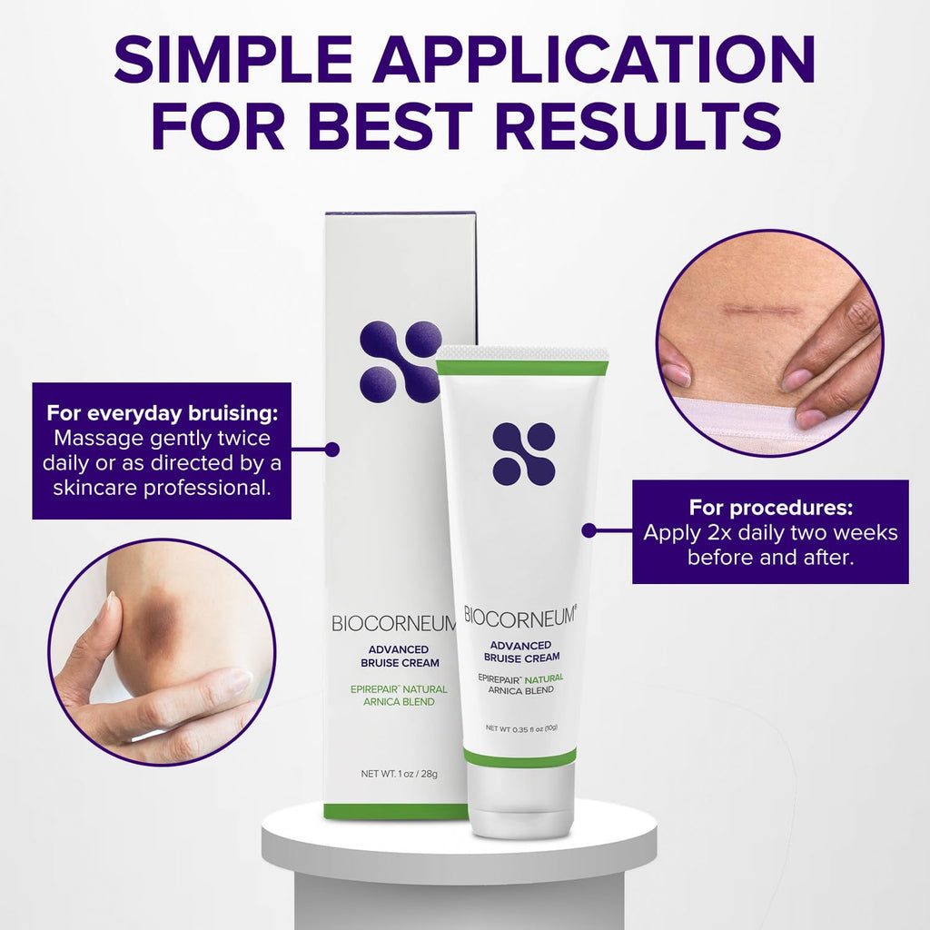 BIOCORNEUM Advanced Bruise Cream 1oz – Arnica & Vitamin K for Visible Skin Recovery