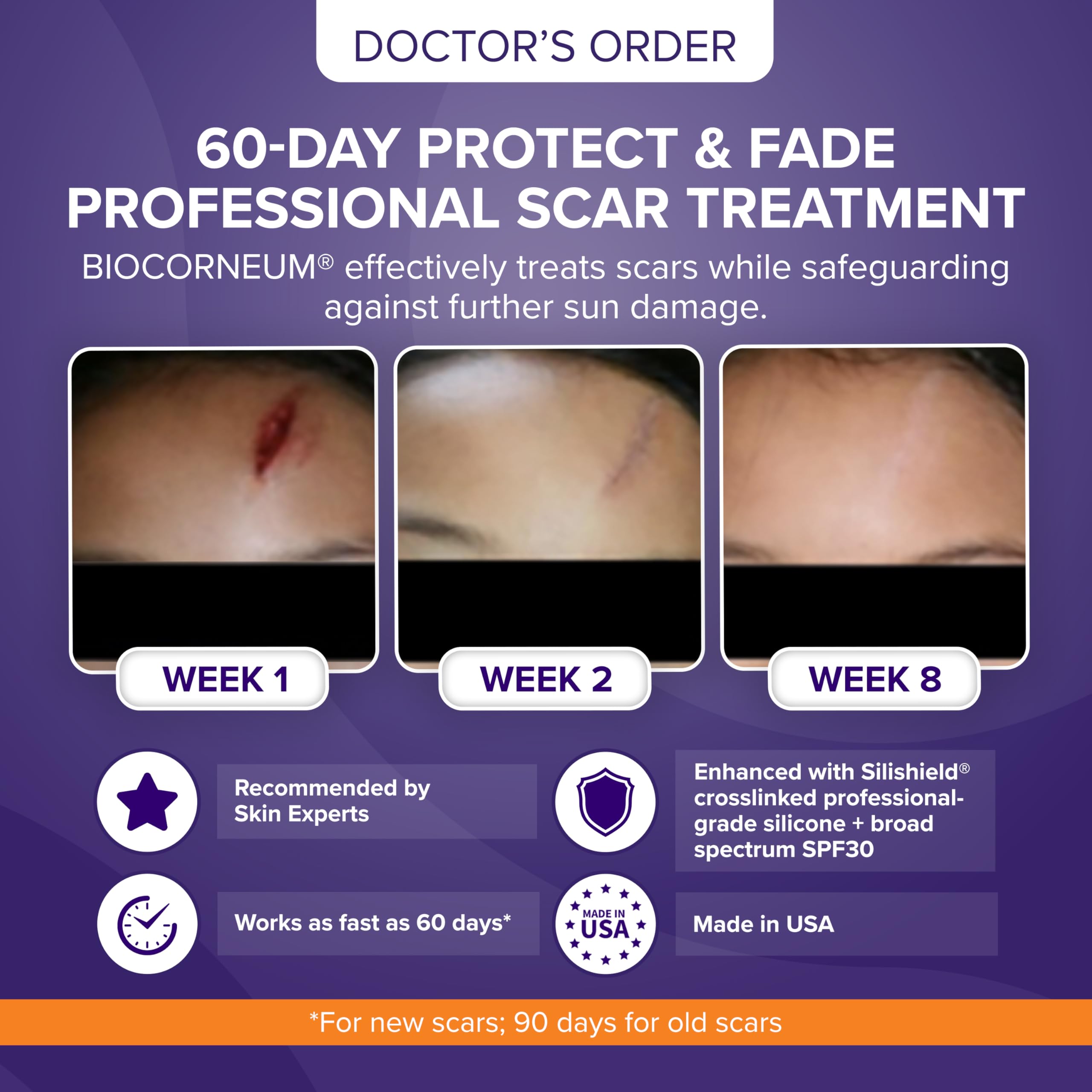 BIOCORNEUM Silishield Silicone Scar Gel SPF 30 (20g) – Surgeon-Recommended Scar Treatment – Made in USA