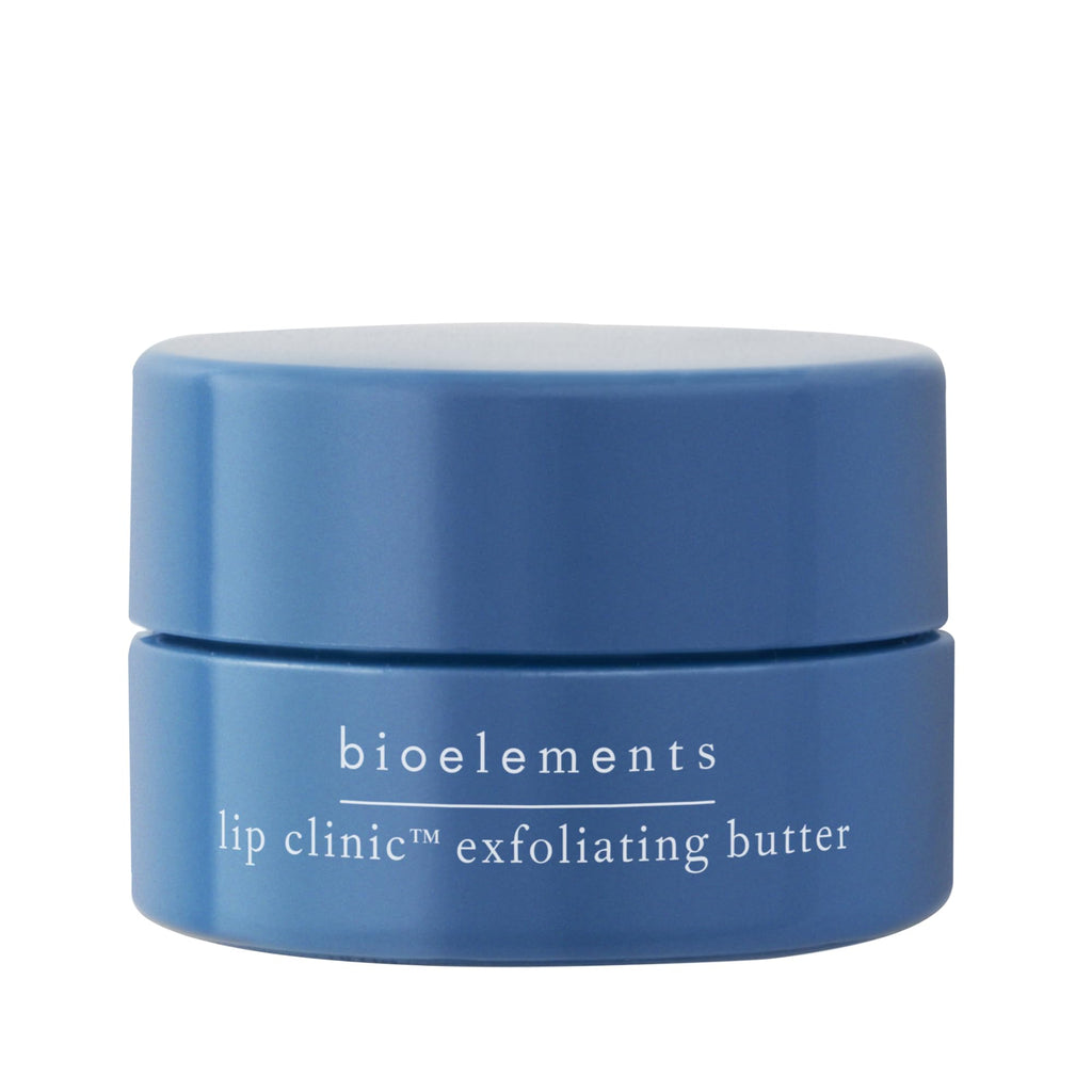 Bioelements Lip Clinic Exfoliating Butter – Overnight Lip Smoothing Treatment (AHAs, Shea & Mango) – Vegan & Gluten Free