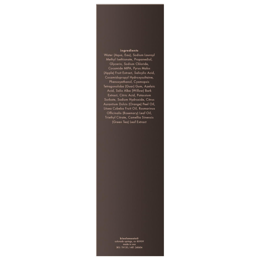 Bioelements Pore Thing - Daily Cleansing Gel with 1.5% Salicylic Acid + Azelaic Acid (4 fl oz) – Vegan & Gluten Free