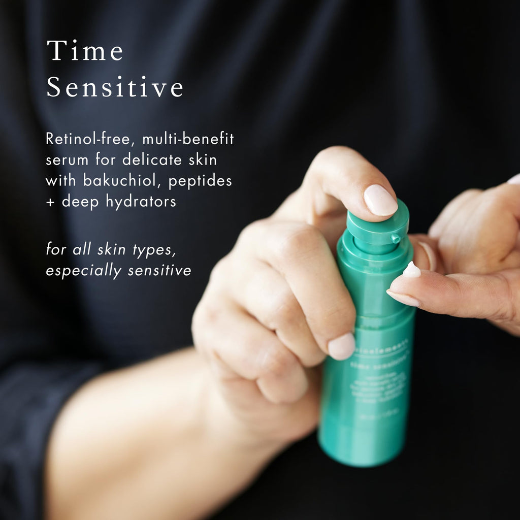 Bioelements Time Sensitive Serum – Retinol-Free, 1 oz for Sensitive Skin | Vegan, Gluten Free