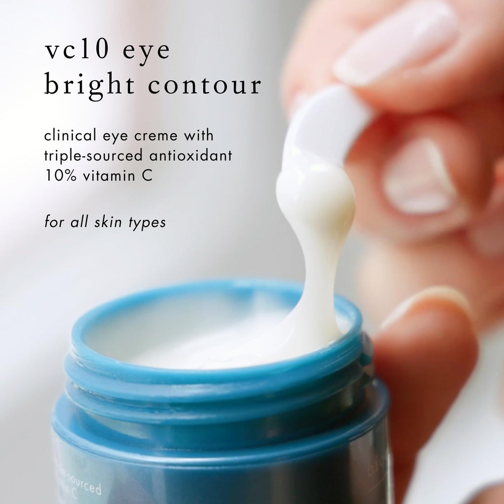 Bioelements vc10 Eye Bright Contour – 0.5 fl oz Vitamin C Eye Cream, Vegan & Gluten Free