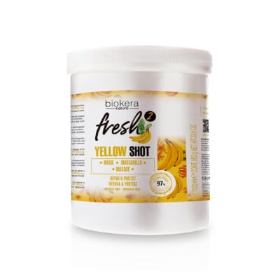 Biokera Natura Fresh Yellow Shot Mask 33.5 oz | Refreshing Facial Mask by Biokera