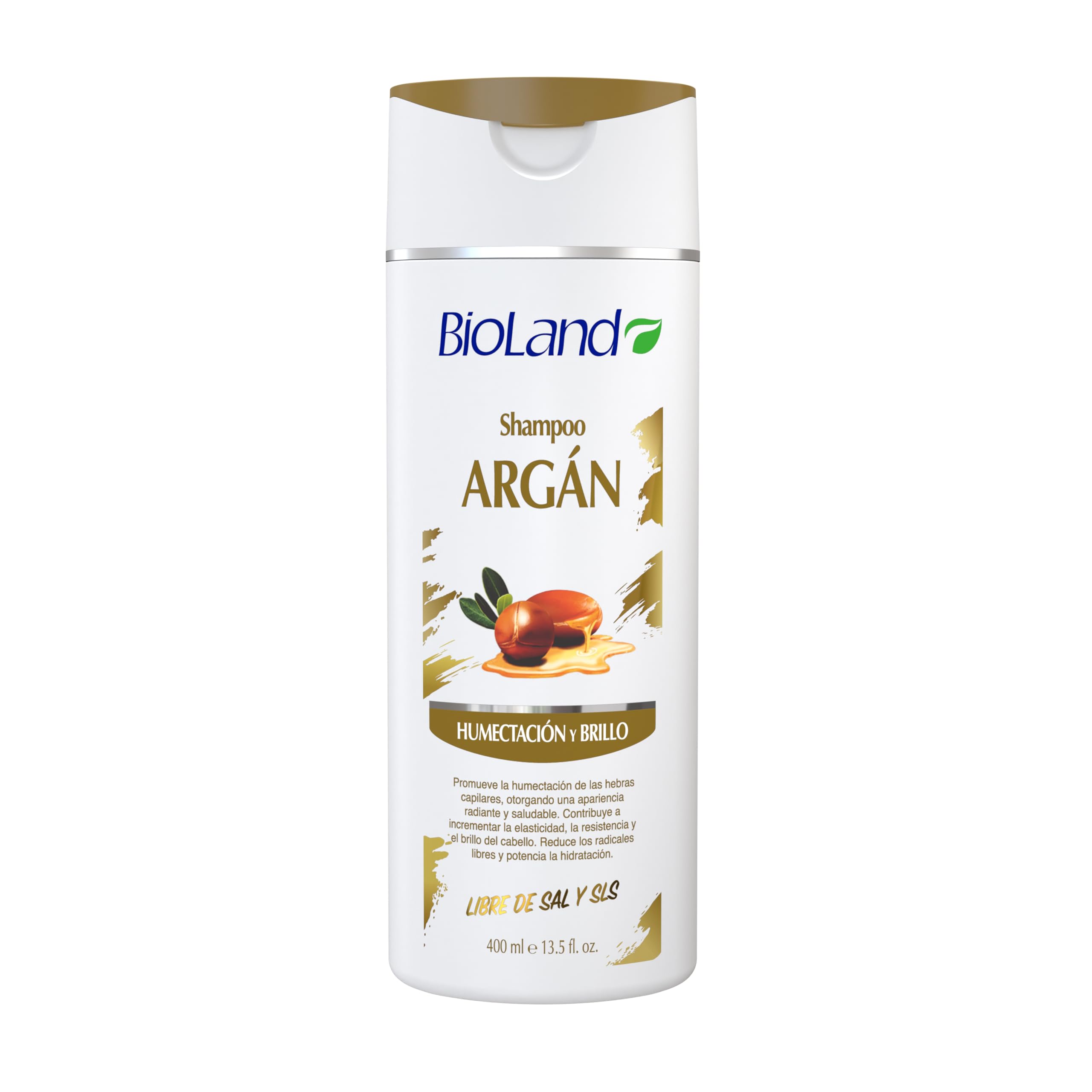Bioland Argan Oil Shampoo - Nourishing & Revitalizing for Treated & Dry Hair - 13.5 oz