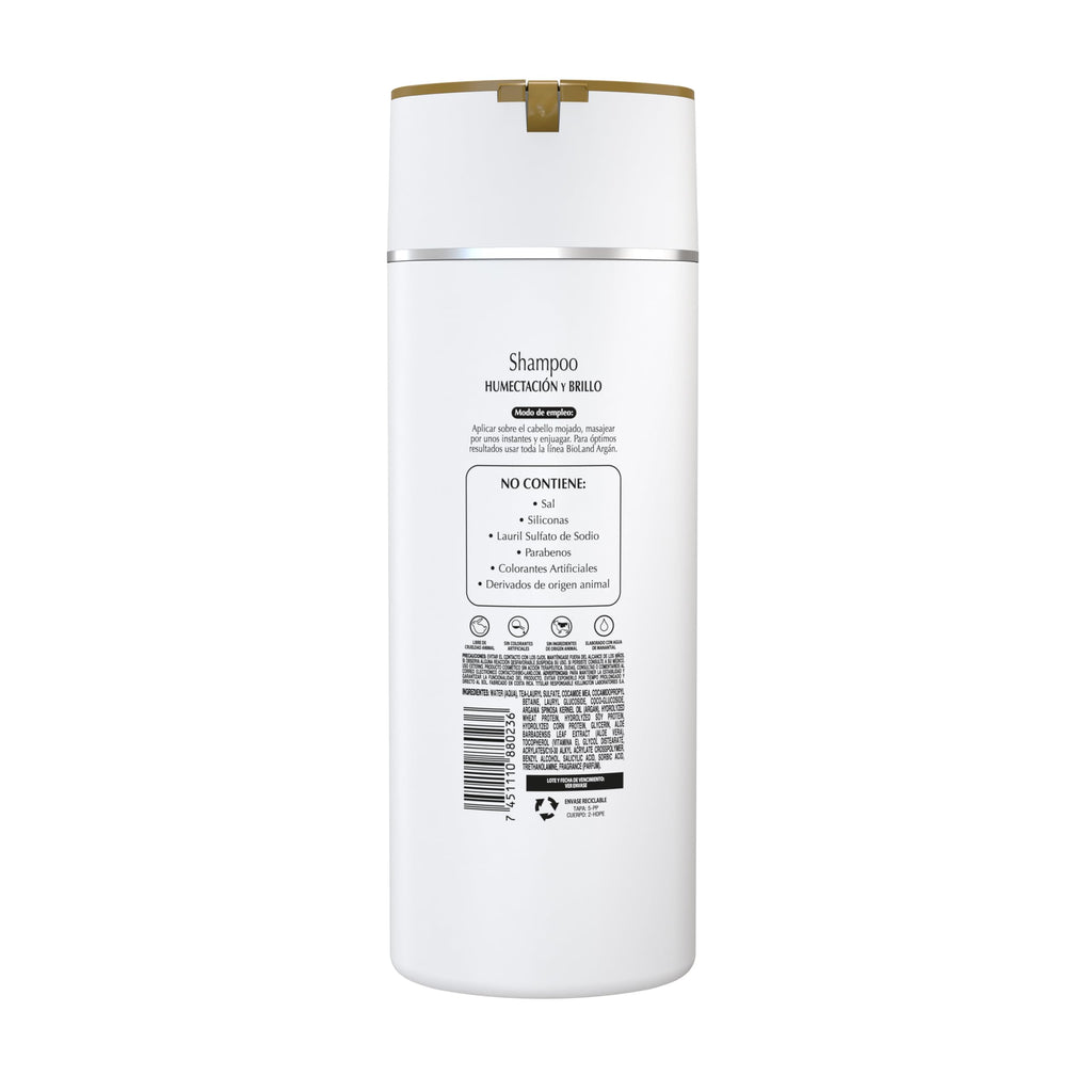 Bioland Argan Oil Shampoo - Nourishing & Revitalizing for Treated & Dry Hair - 13.5 oz