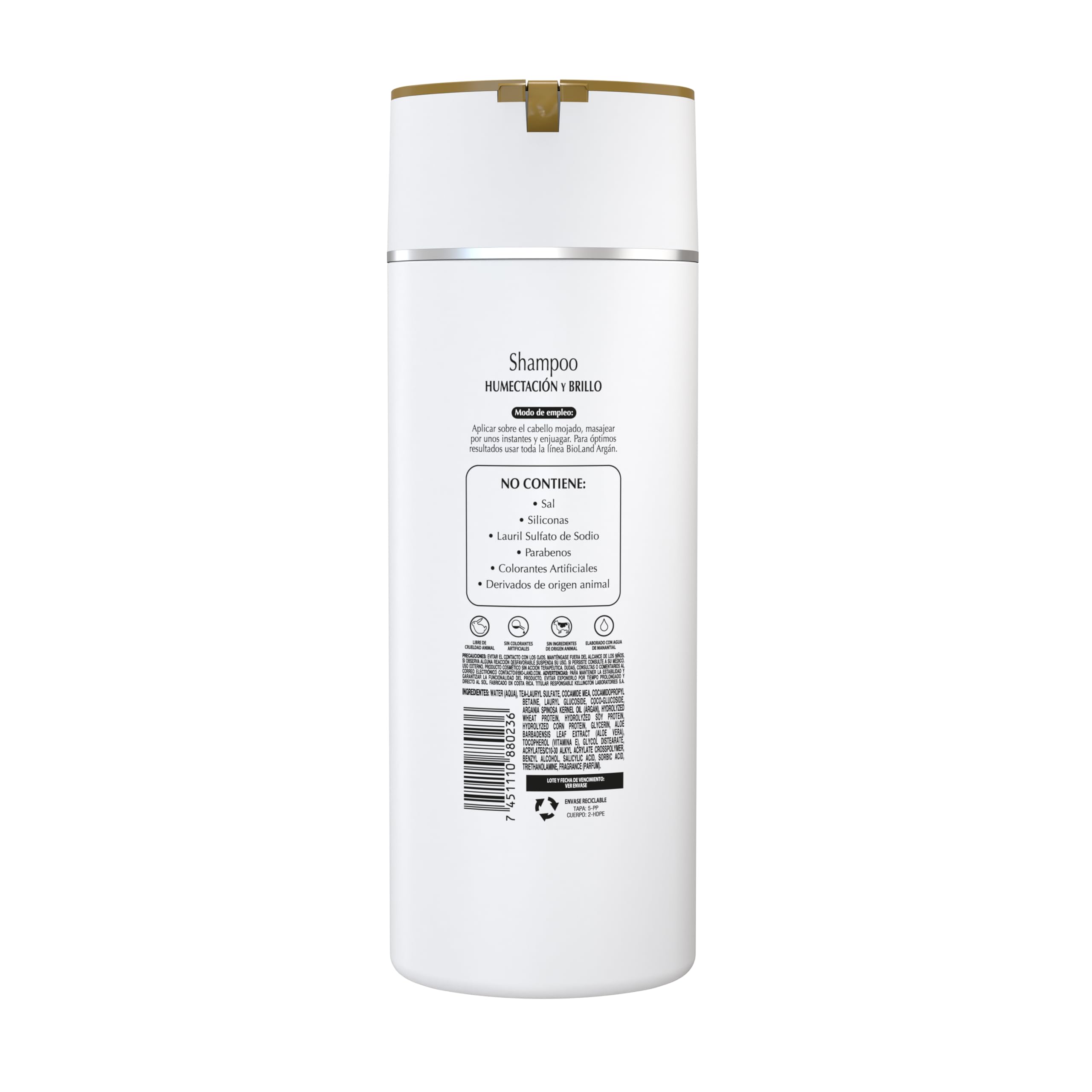 Bioland Argan Oil Shampoo - Nourishing & Revitalizing for Treated & Dry Hair - 13.5 oz