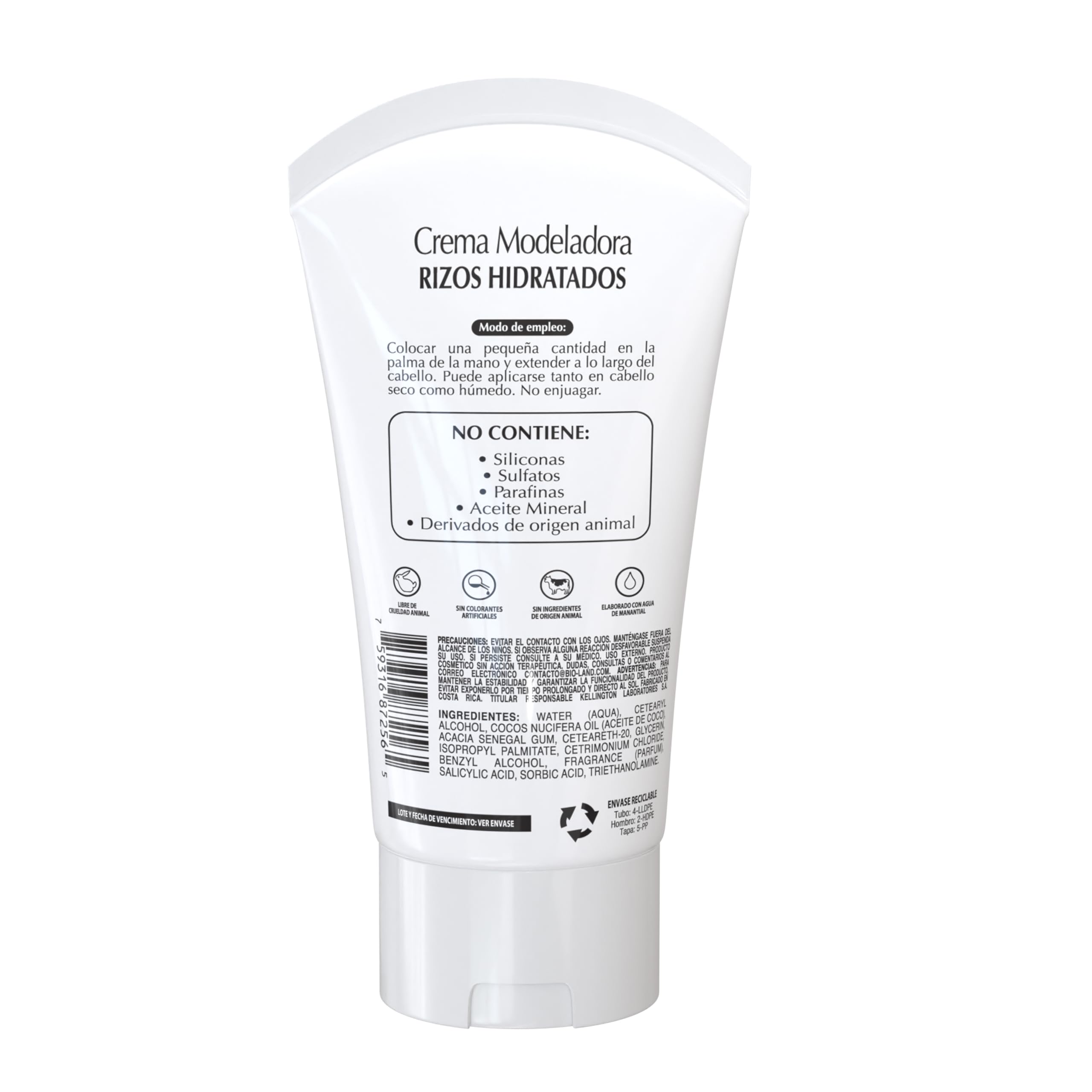 Bioland Coconut Milk Curl Cream – Ultra-Defining & Frizz Control for Curly Hair | 6.76 fl oz (200 mL)