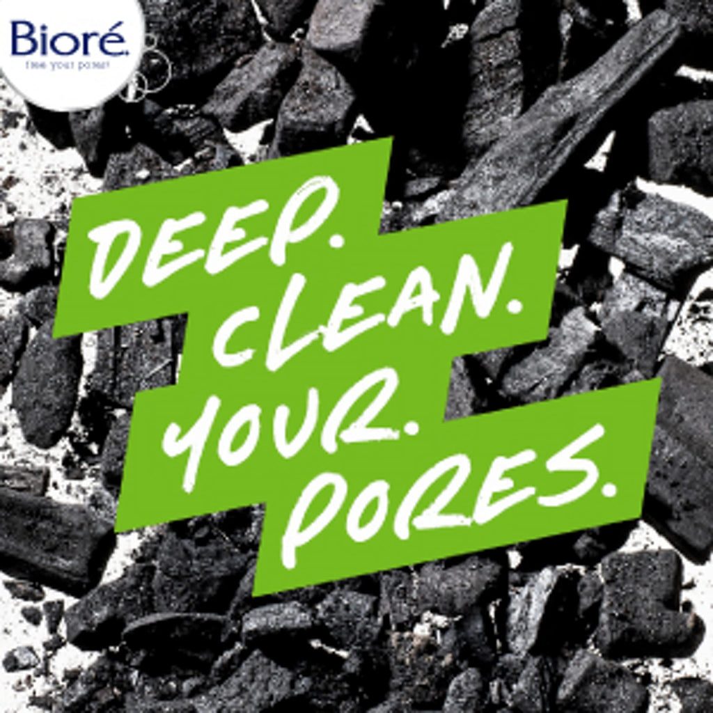 Biore Men's Charcoal Face Wash – Deep Pore Cleanse & Refresh
