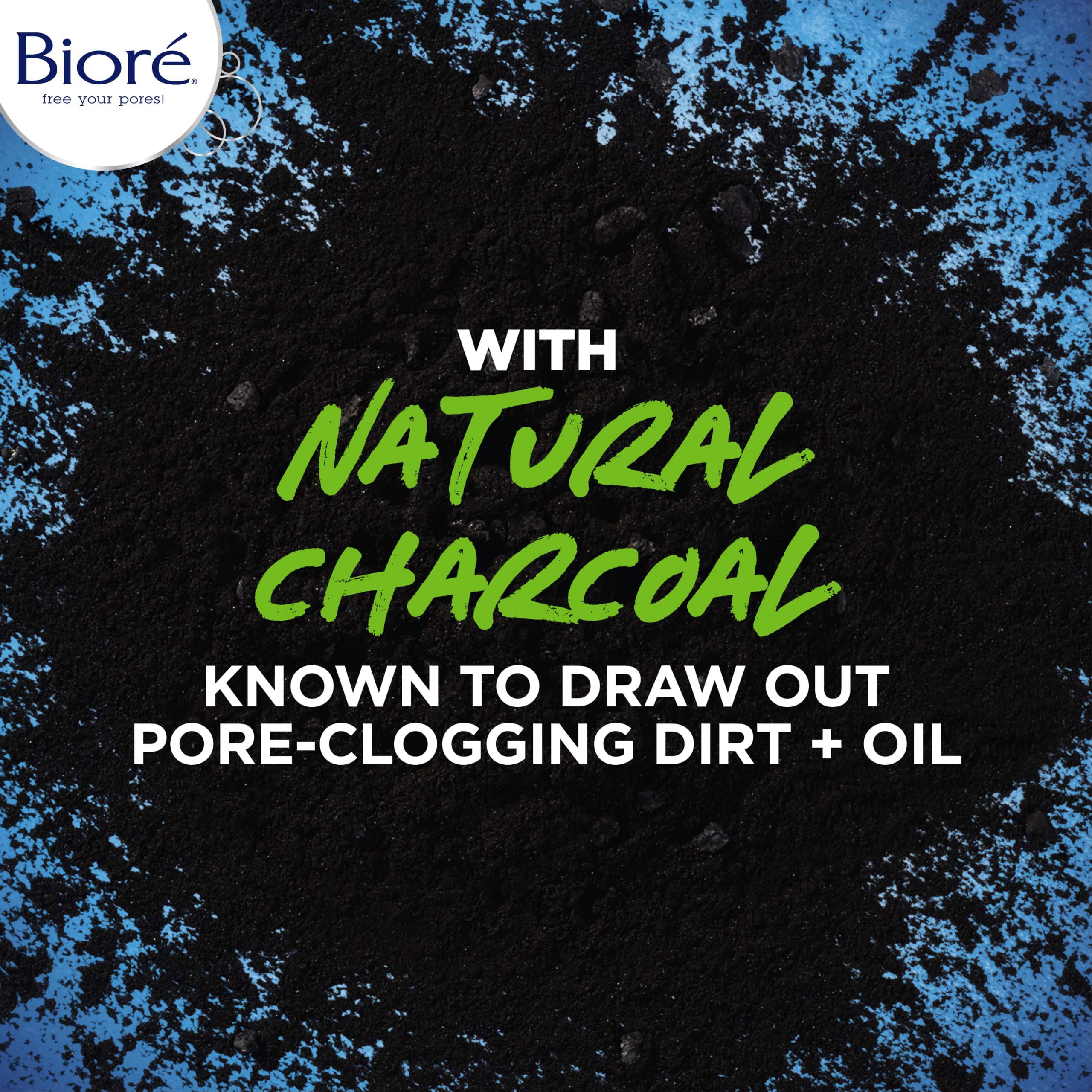 Biore Men's Charcoal Face Wash – Deep Pore Cleanse & Refresh