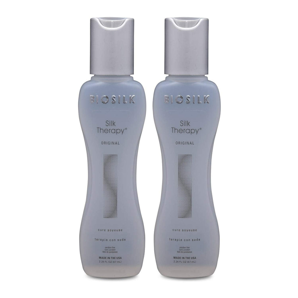 BioSilk Silk Therapy Cure – Leave-In Hair Treatment, 2.26 oz (Pack of 2)