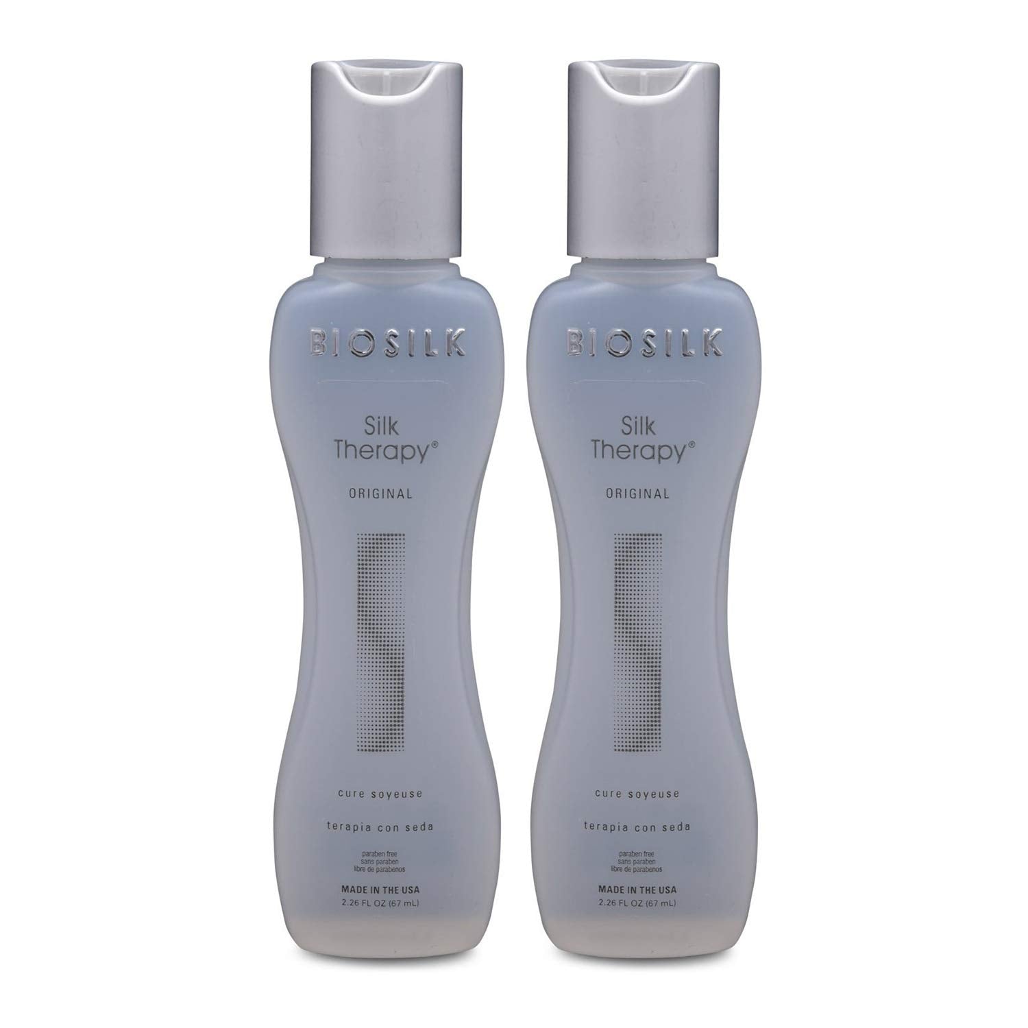 BioSilk Silk Therapy Cure – Leave-In Hair Treatment, 2.26 oz (Pack of 2)