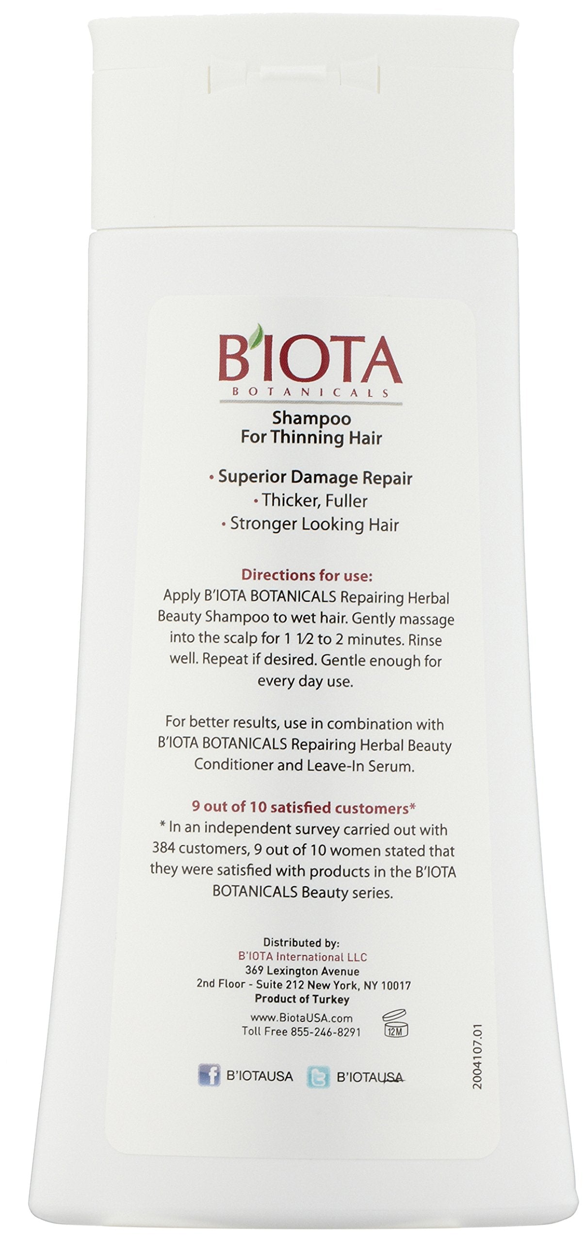 Biota Proactive Repairing Shampoo | Proactive Herbal Care for Thinning Hair